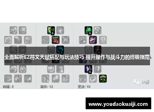 全面解析EZ符文天赋搭配与玩法技巧 提升操作与战斗力的终极指南