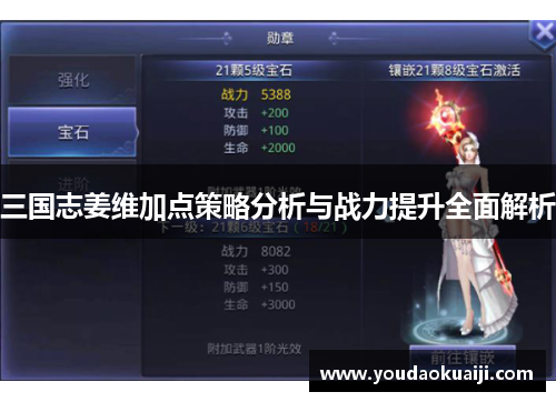 三国志姜维加点策略分析与战力提升全面解析