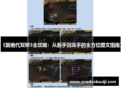 《新绝代双骄3全攻略：从新手到高手的全方位图文指南》